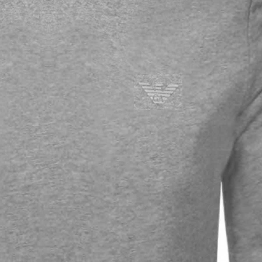 Alternative Image for ProductEmporio Armani Crew Neck Sweatshirt Grey3